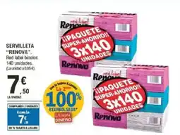 E.Leclerc RENOVA Servilleta oferta
