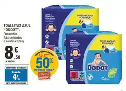 E.Leclerc DODOT Toallitas azul oferta