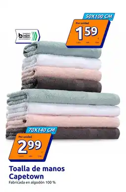 Action Toalla de manos Capetown oferta