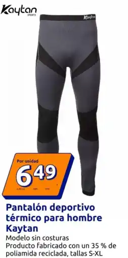 Action KAYTAN Pantalón deportivo térmico para hombre oferta