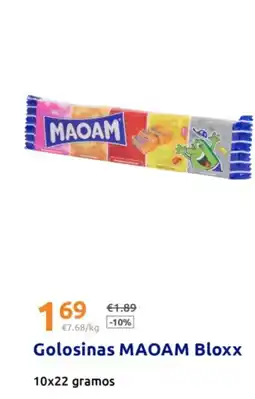 Action MAOAM Golosinas Bloxx oferta