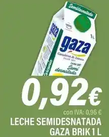 Cash Ifa Gaza - leche semidesnatada oferta
