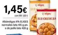 Cash Ifa Ifa eliges - albondigas normales lata oferta