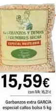 Cash Ifa Garbanzos y demas legumbres secas especial hosteleria oferta