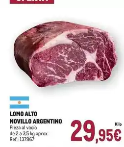 Makro Lomo alto novillo argentino oferta