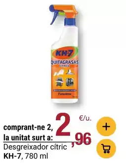 BonpreuEsclat Kh-7 - desgreixador citric oferta