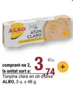 BonpreuEsclat Albo - tonyina clara en oli d'oliva oferta