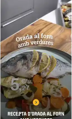 BonpreuEsclat Recepta d'orada al forn oferta