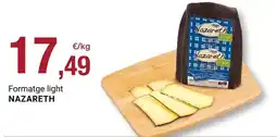 BonpreuEsclat Nazareth - formatge light oferta