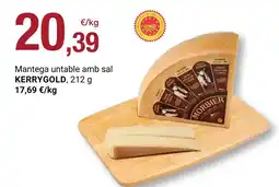 BonpreuEsclat Kerrygold - mantega untable amb sal oferta