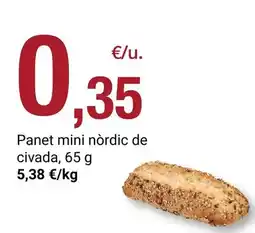 BonpreuEsclat Panet mini nordic de civada oferta