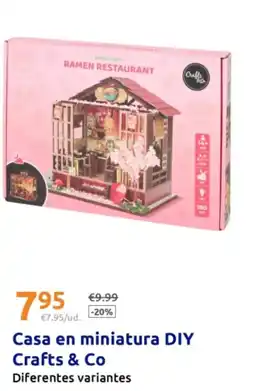 Action Casa en miniatura diy crafts & co oferta