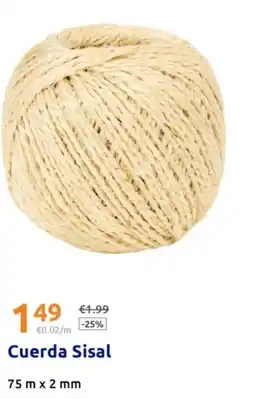 Action Cuerda Sisal oferta