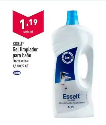 ALDI Esselt Gel Limpiador Para Baño oferta