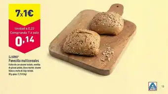 ALDI El Horno Panecillo Multicereales oferta