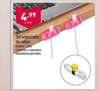 ALDI Nk Set Organizador De Cables oferta