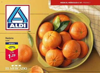 ALDI Mandarina oferta