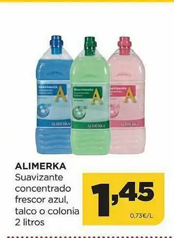 Alimerka Alimerka Suavizante Concentrado Frescor Azul Talco O Colonia oferta