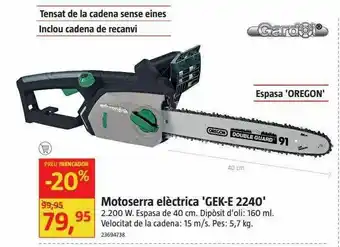 Bauhaus Motoserra Elèctrica 'gek-e 2240' oferta