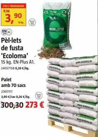 Bauhaus Pèllets De Fusta 'ecoloma' oferta