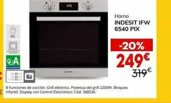 Conforama Horno Indesit Ifw 6540 Pix oferta