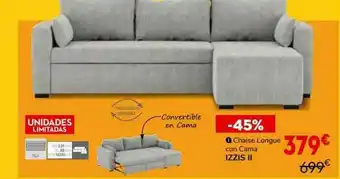 Conforama Chaise Longue Con Cama Izzis Ii oferta