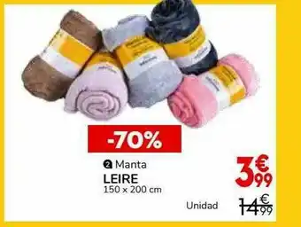 Conforama Manta Leire oferta