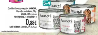 El Corte Inglés Comida Húmeda Para Gatos Amanova oferta