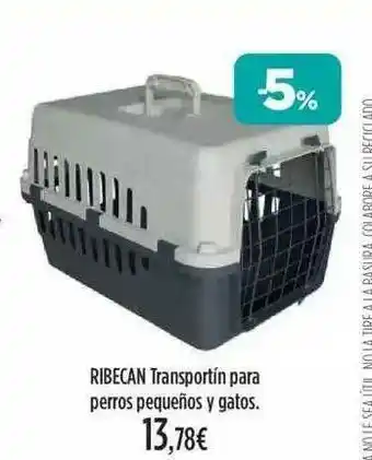El Corte Inglés Ribecan Transportín Para Perros Pequeños Y Gatos oferta