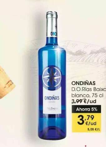 Eroski Ondiñas D.o. Rías Baixas Blanco oferta