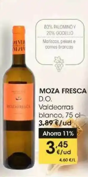 Eroski Moza Fresca D.o. Valdeorras Blanco oferta