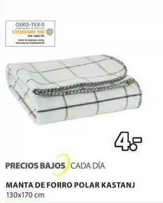JYSK Manta De Forro Polar Kastanj oferta