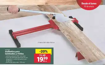 Lidl Parkside Guillotina Para Laminados Y Vinilos oferta