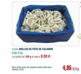 Abordo Anillas De Pota De Calamar oferta
