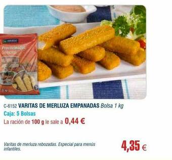 Abordo Varitas De Merluza Empanadas oferta