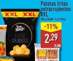 ALDI SUN SNACKS fritas extracrujientes XXL oferta
