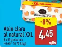 ALDI Atún claro al natural XXL oferta