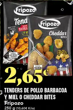 Gadis FRIPOZO Tenders de pollo barbacoa y miel o cheddar bites oferta