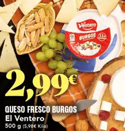 Gadis EL VENTERO Queso fresco burgos oferta