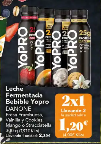 Gadis DANONE Leche Fermentada Bebible Yopro oferta