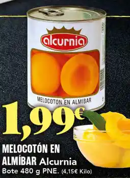 Gadis ALCURNIA Melocotón en almíbar oferta