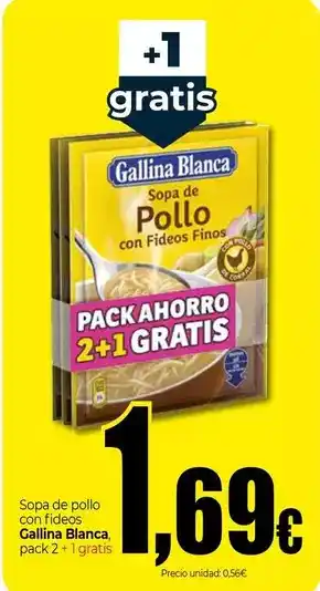 Gallina blanca - sopa de pollo con fideos