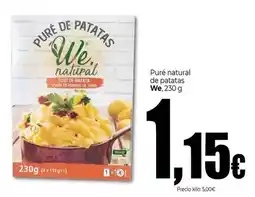Unide Market We natural - puré natural de patatas oferta