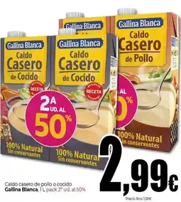 Unide Market Gallina blanca - caldo casero de pollo o cocido oferta