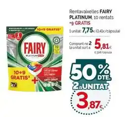 Condis Fairy - rentavaixelles platinum, 10 rentats oferta