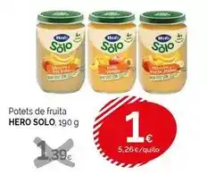 Condis Hero - potets de fruita oferta