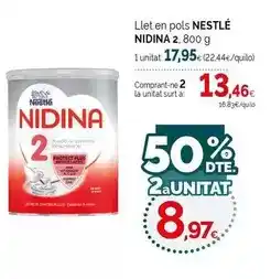 Condis Nestlé - llet en pols oferta