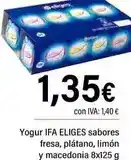 Cash Ifa Ifa eliges - yogur sabores fresa, platano, limón y macedonia oferta