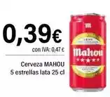 Cash Ifa Mahou - cerveza 5 estrellas oferta