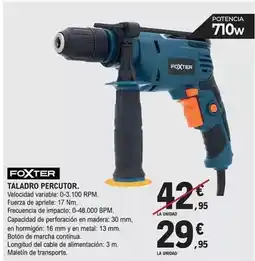 E.Leclerc Foxter - taladro percutor oferta